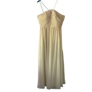 Alfred Angelo NWT BUTTERCREAM Yellow Cocktail Dress Size 14‎